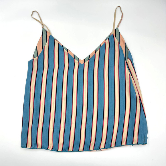 Le Superbe by Revolve Club Camisole Stripe Tank Teal & Pink - Picture 8 of 12